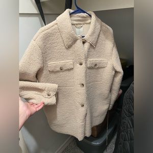 NWOT JOIE SHERPA SHACKET/jacket M